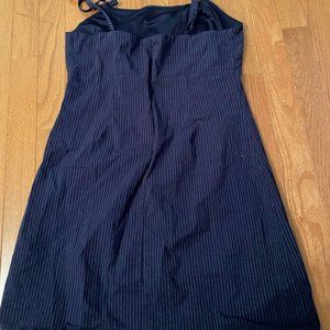 Blue and White Stripped Summer Dress